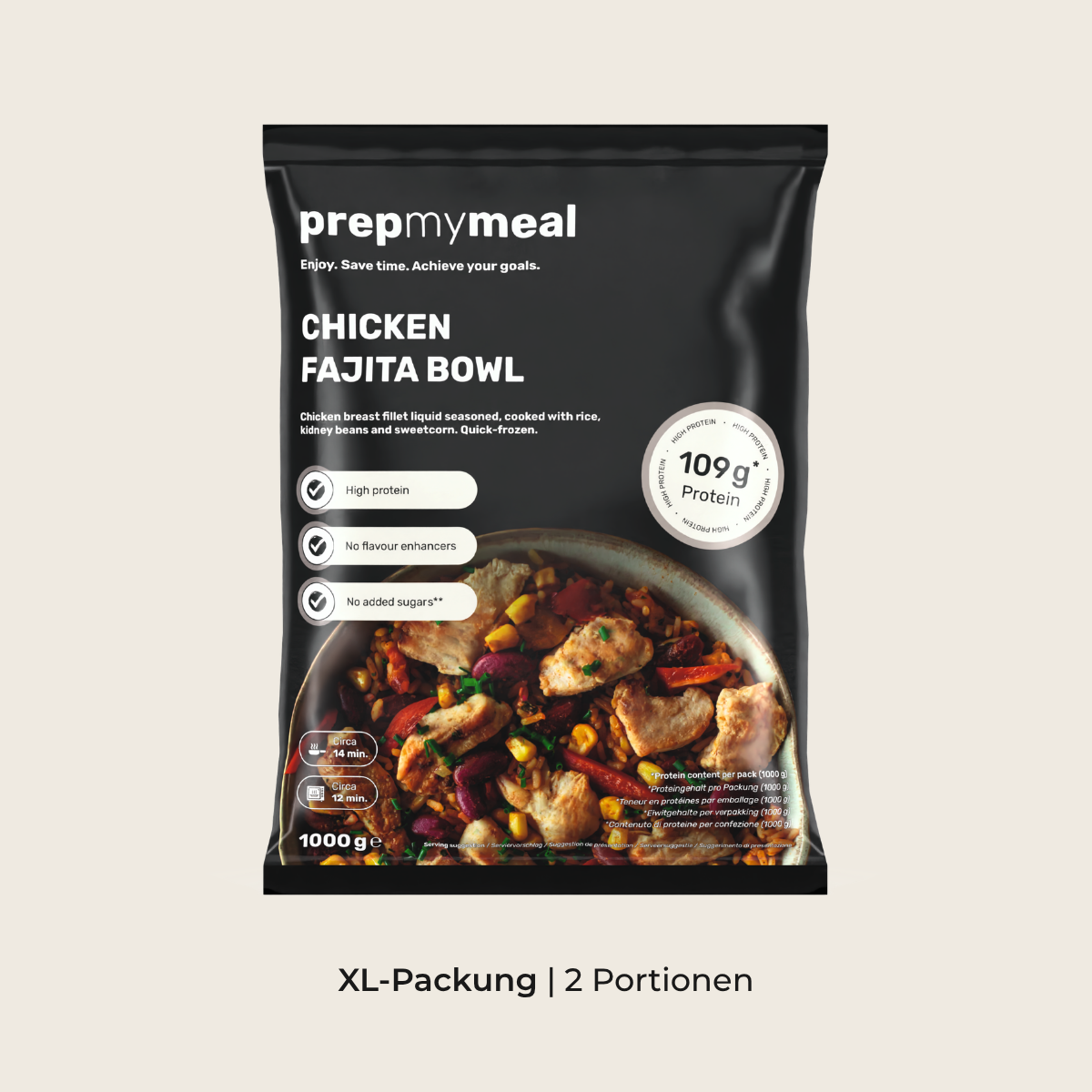 CH: Hähnchen Fajita Bowl (1000g)