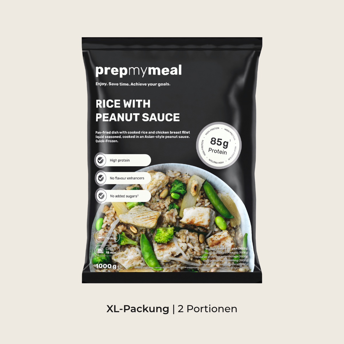 Gebratener Reis in Erdnusssauce (XL, 2 Portionen)