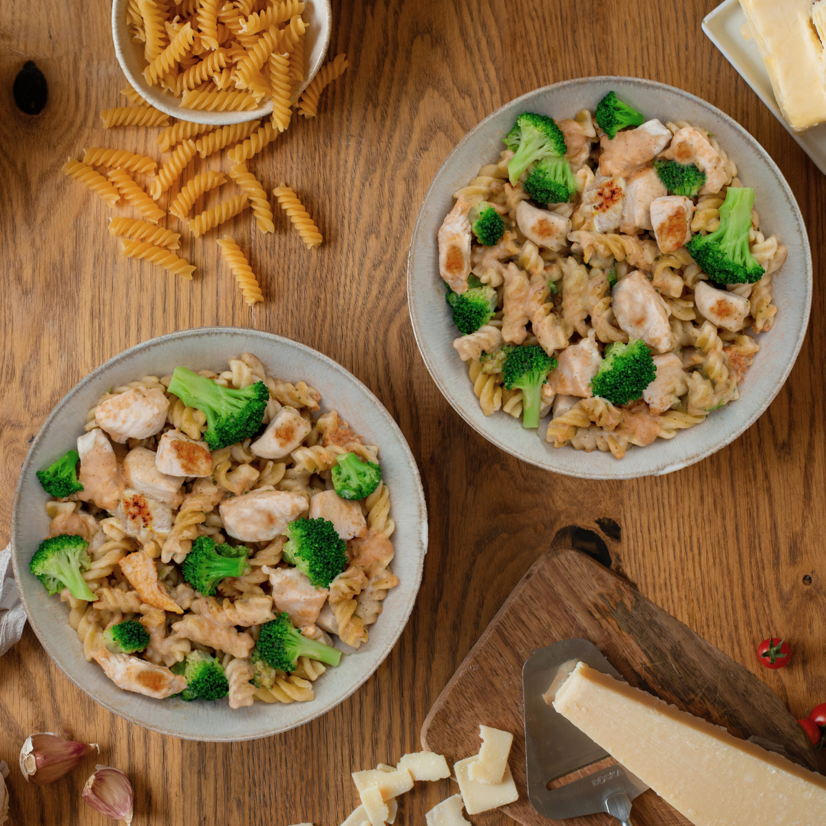 CH: Protein Pasta All'Alfredo (XL, 2 Portionen)