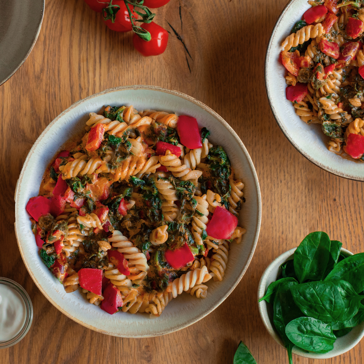 Protein Pasta mit Frischkäsesoße (XL, 2 Portionen)