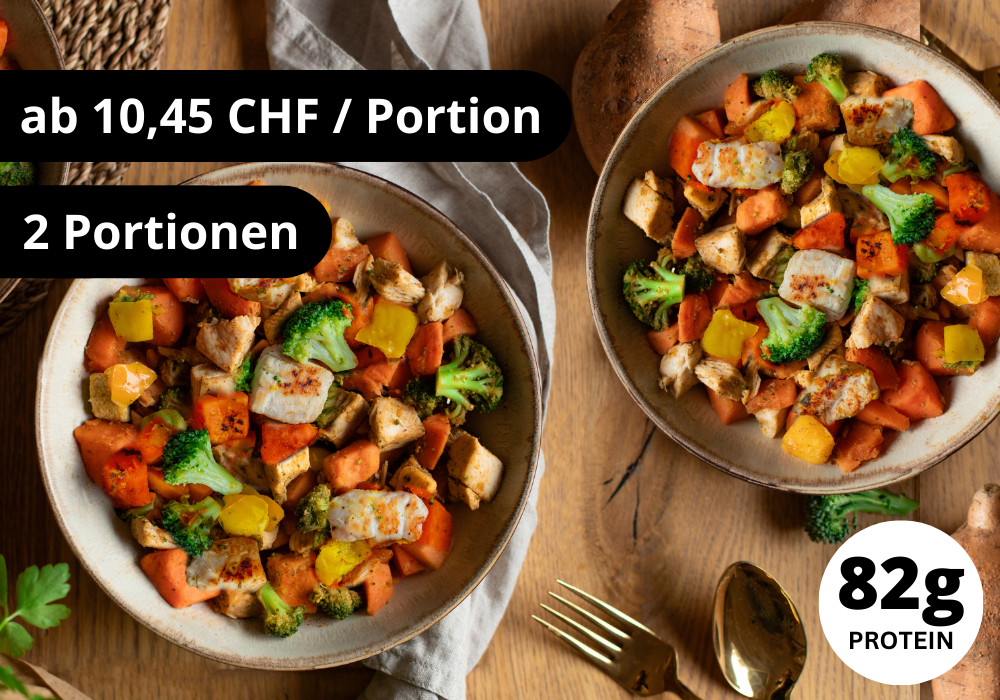 CH: Süsskartoffel Hähnchen Bowl (XL, 2 Portionen)